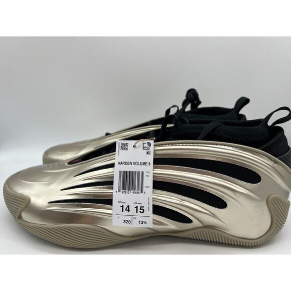 adidas Harden Vol. 9 Men Size 14 Cyber Metallic Basketball JR2506 New main image 13
